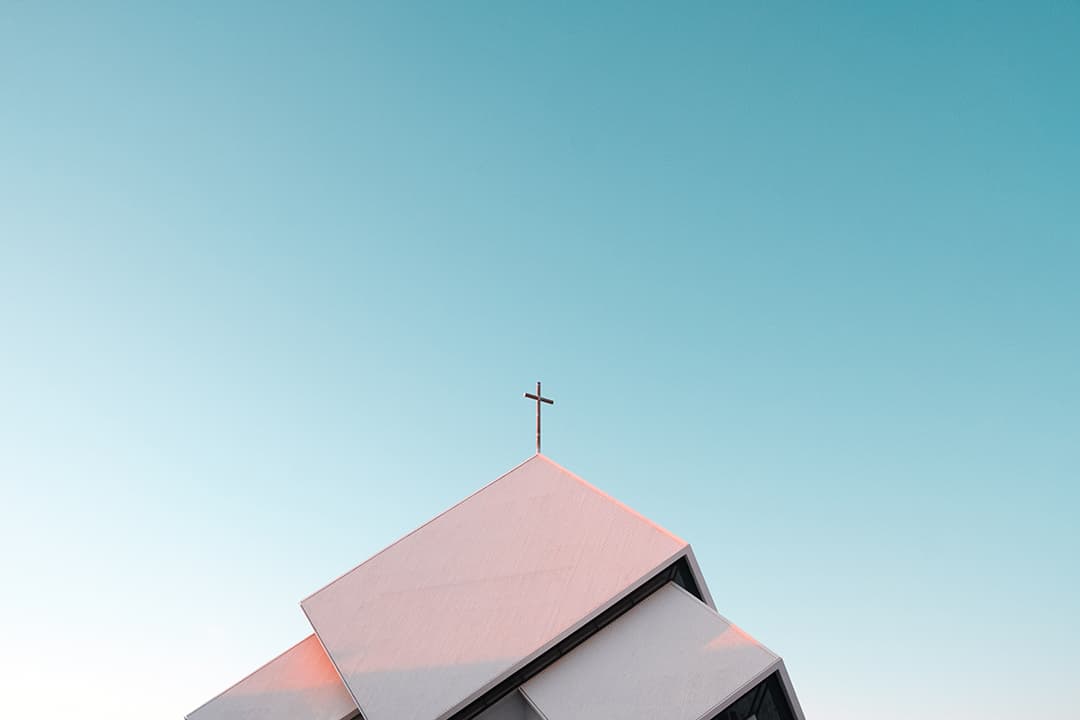Church with a cross on the roof